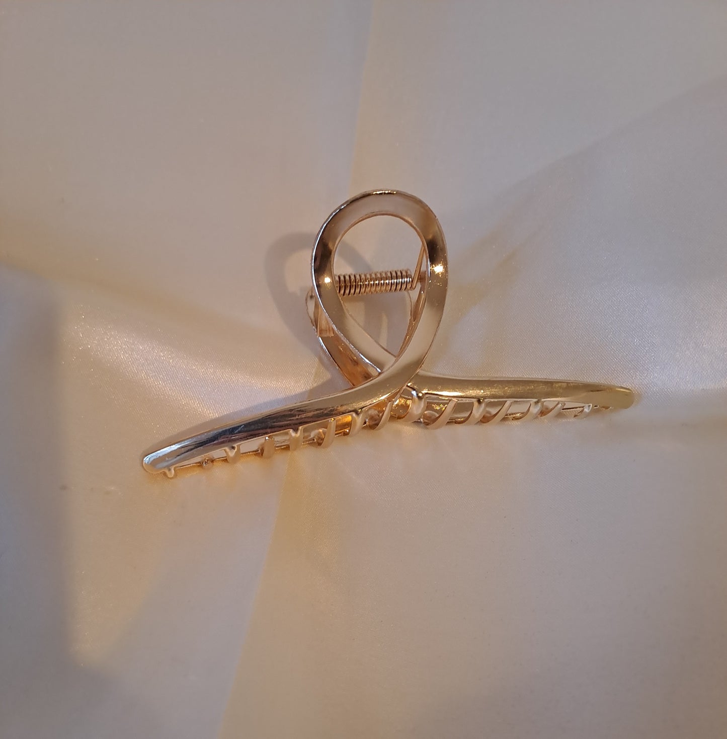 Satin Gold Hair Claw