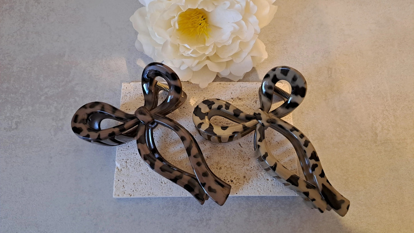 Fermaglio capelli Leopard