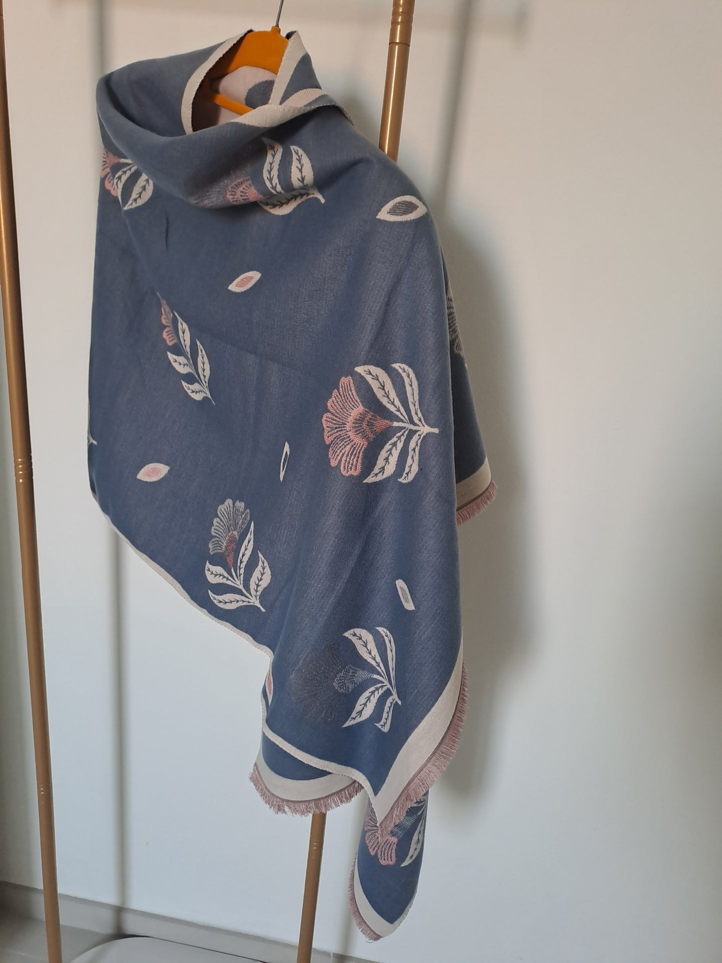 Sciarpa Floreale Jaquard