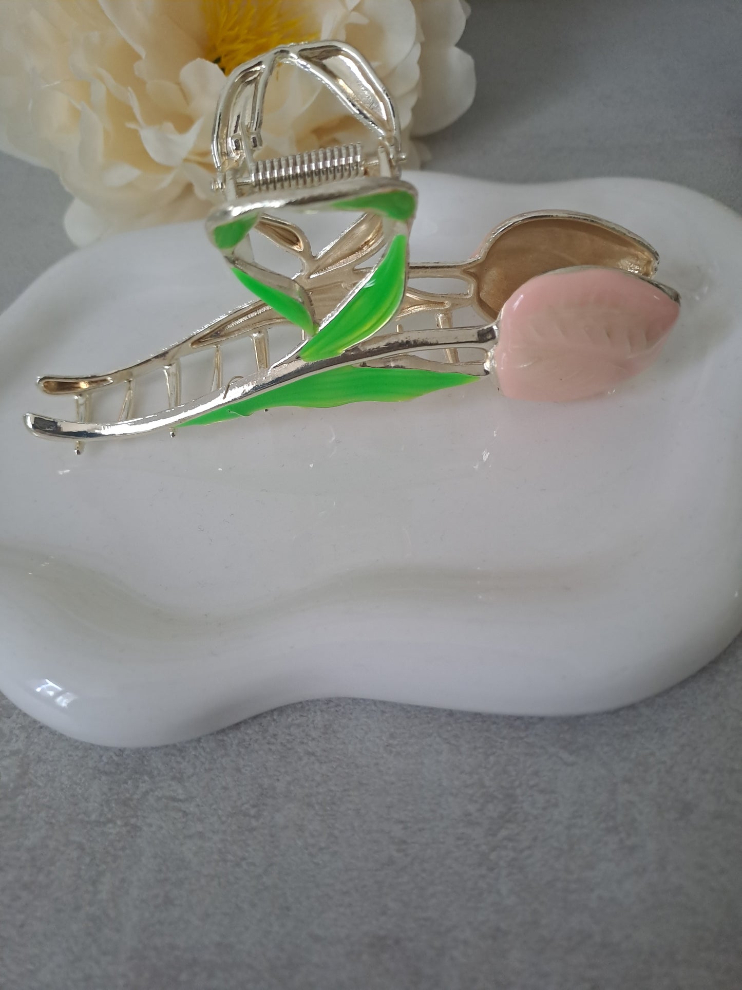 Pinza per capelli Tulipano