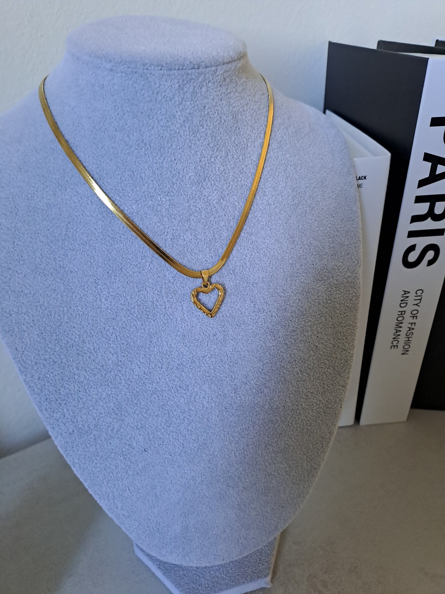 Snake Heart Necklace