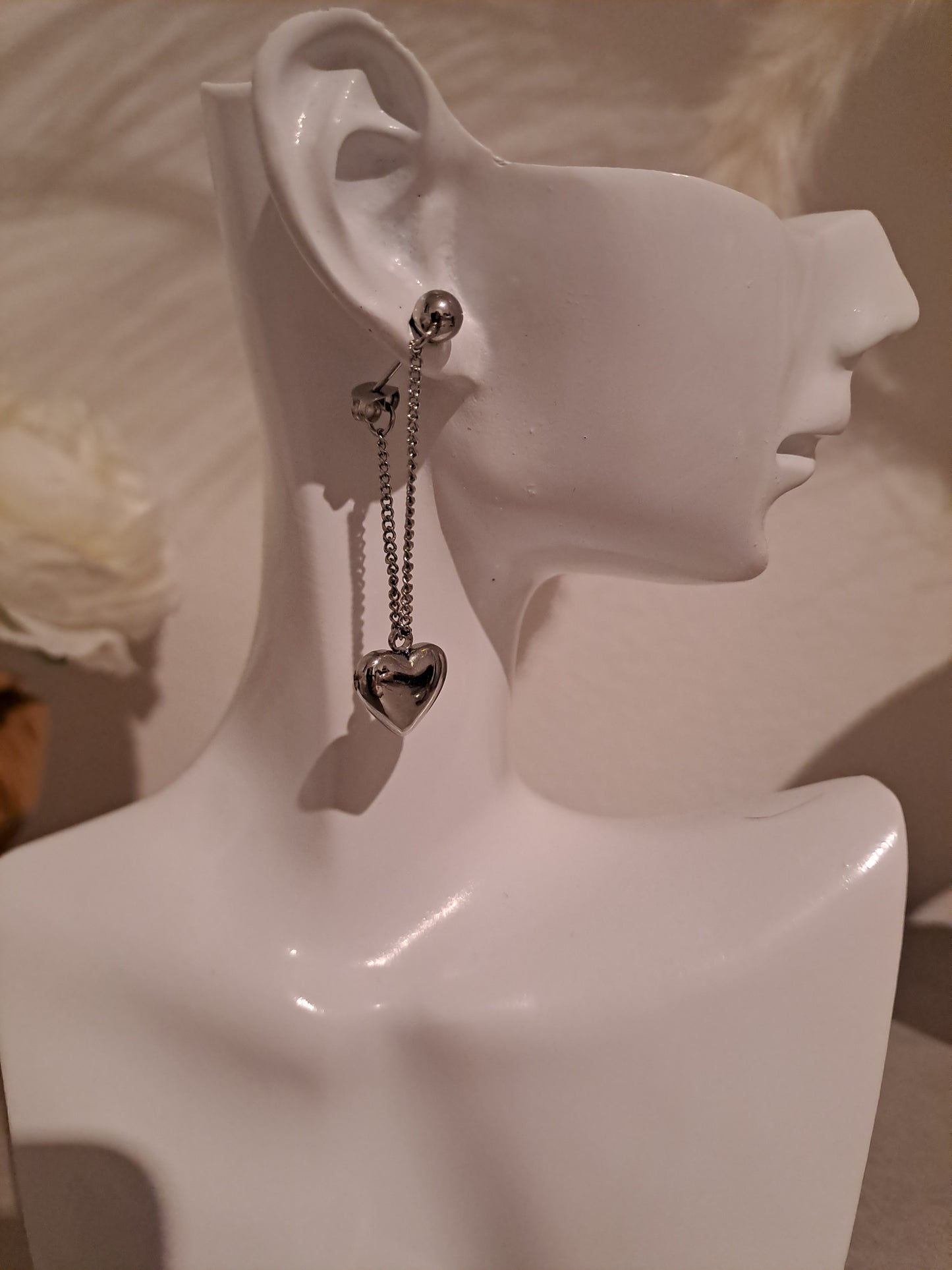 White Earrings