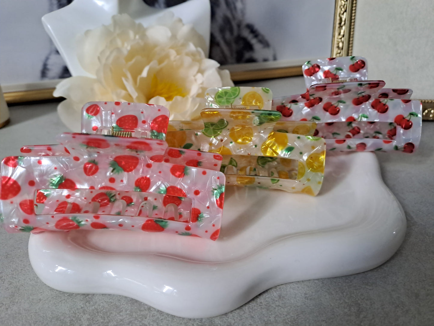 Pinza per capelli Frutti