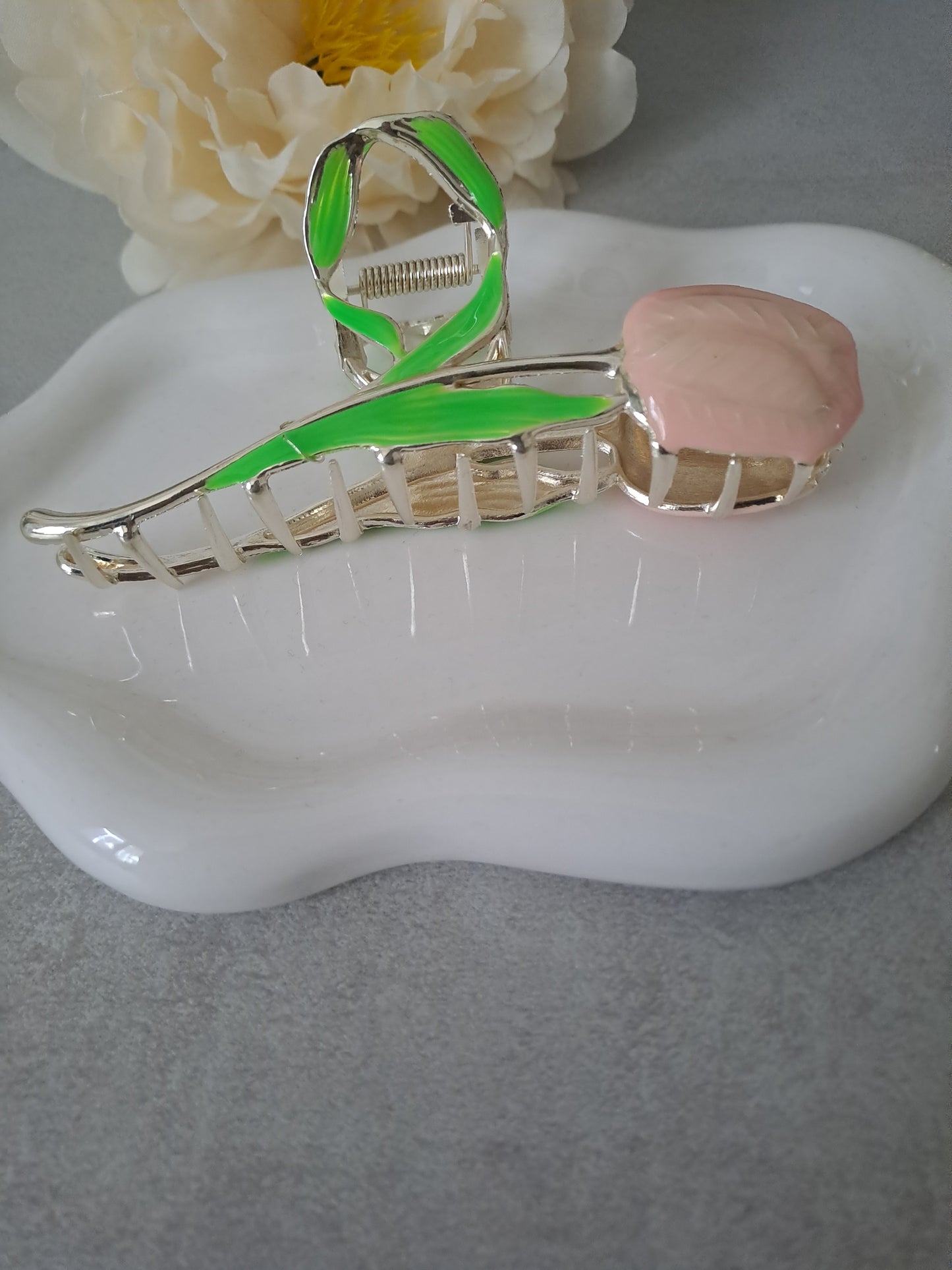 Pinza per capelli Tulipano